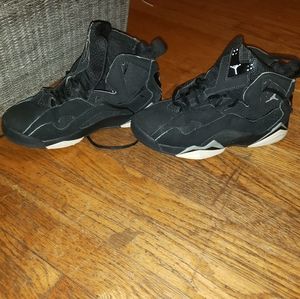 Nike Air Jordan True Flight Youth Black Suede 6Y